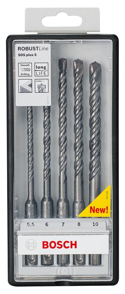 Sds Plus 5 Drill Bit Set 5 Piece Bosch Professional Blue Cpc