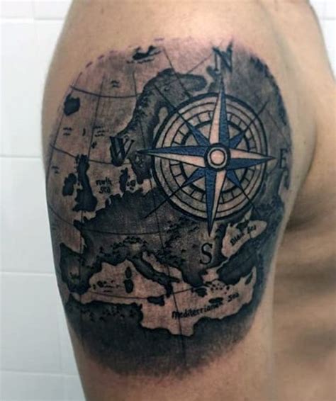 70 Compass Tattoo Designs For Men An Exploration Of Ideas