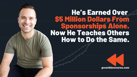 How Justin Moore Has Made Millions From Teaching Others How To Land Sponsorships Growth In Reverse