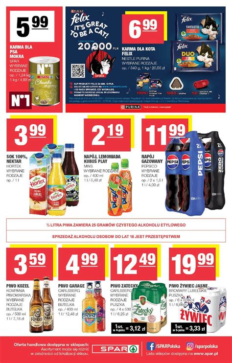 Soki I Napoje Niegazowane Spar Promocje I Gazetki Maj Blix Pl