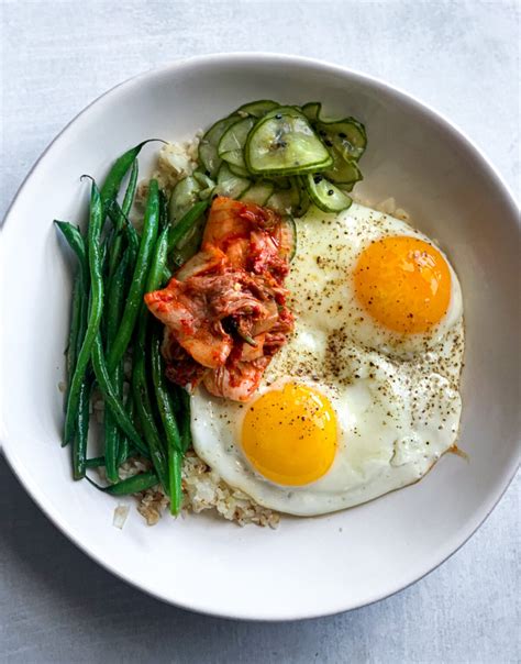 Kimchi And Egg Breakfast Bowl Farmers Hen House