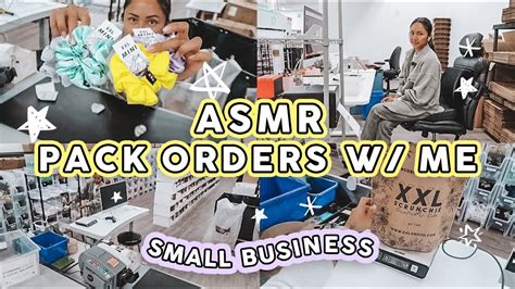 Studio Vlog Asmr Solo Packaging Scrunchie Orders Small