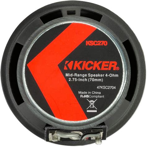 Buy Kicker 47ksc2704 Ksc Series Midrange 2 3 4 Inch 15 To 50 Watts Rms