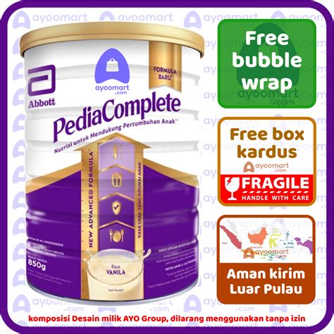 Jual PEDIACOMPLETE VANILA 850 400 Gr Pediasure Complete 850 400 Gr