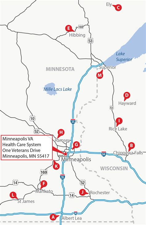 Minneapolis Va Hospital Map