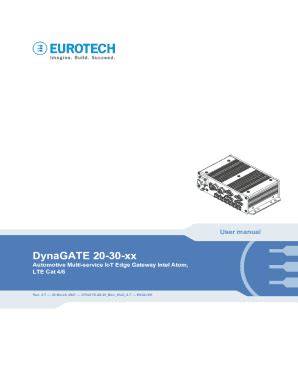 Fillable Online Dynagate Xx Automotive Multi Service Iot Edge