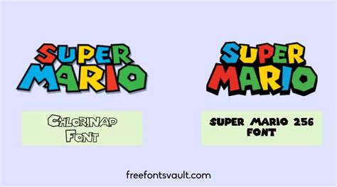 Super Mario Font Free Donwload Free Fonts Vault Mario Games Mario