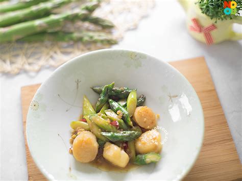 Stir Fried Asparagus With Scallop Recipe