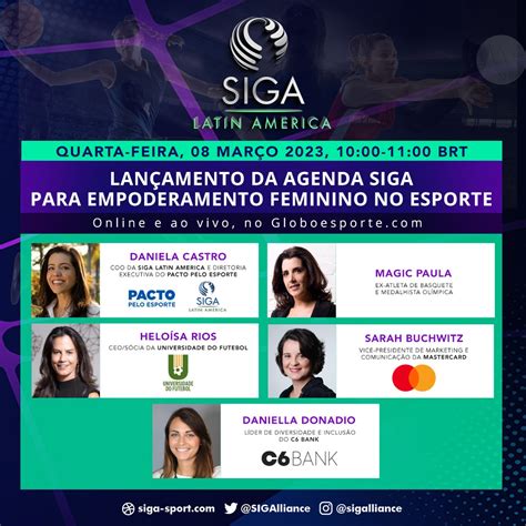 SIGA Latin America lança agenda para empoderar mulheres no esporte