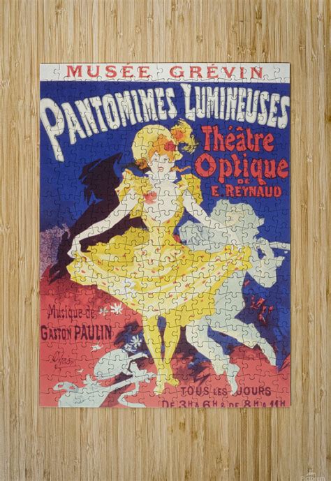 Pantomimes Lumineuses French Poster 1892 VINTAGE POSTER