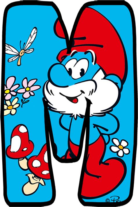 Smurf Alphabet Letters Clipart Full Size Clipart 5708382 Pinclipart