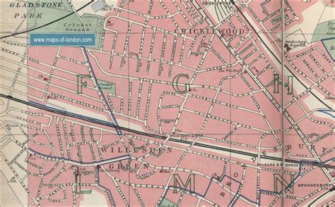 Map of Willesden, London