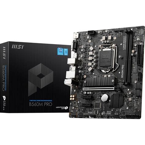 Msi B M Pro Lga Intel B Th Th Intel Cpus Pcie Gen