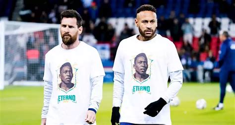 Psg Neymar Rend Hommage à Messi Avec Un énorme Constat Déchec