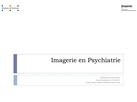 Pdf Imagerie En Psychiatrie · Le Fonctionnement Du