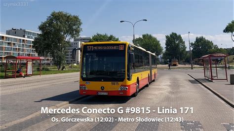 Linia Mercedes Conecto Lf G Mobilis Warszawa Youtube