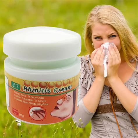 ZB 20g Ointment For Chronic Allergic Treatment Rhinitis Sinusitis Nasal