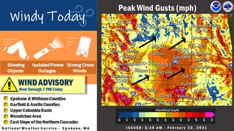 Wind Advisory Issued Potential Gusts Up To 55 Mph Pullman Radio