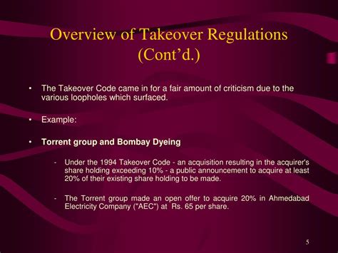 Ppt Legal Issues And Takeover Code Powerpoint Presentation Free