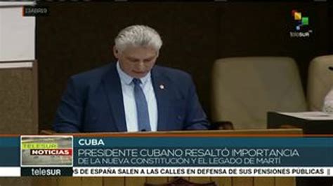 Miguel Díaz Canel ratifica la nueva Constitución de Cuba Vídeo