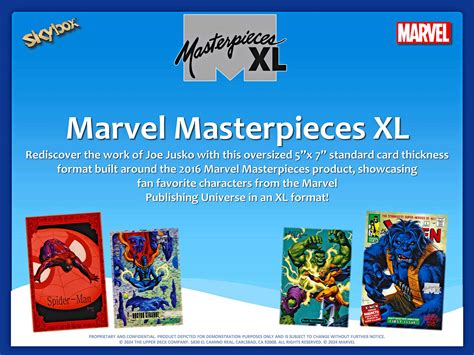 Skybox Marvel Masterpieces Xl Trading Cards