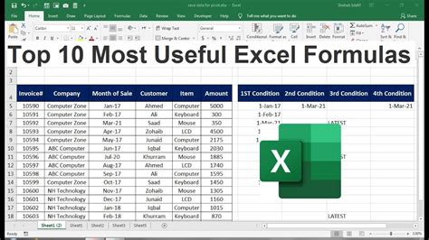 Advanced Excel Formulas For Accounting Youtube