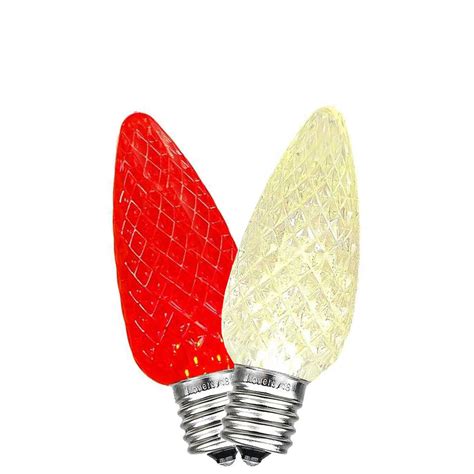 Led Red Warm White C9 Replacement Christmas Lights 25 Pack