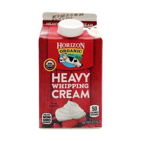 Horizon Organic Organic Heavy Whipping Cream Pt Fl Oz