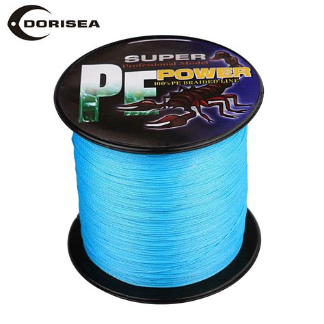 16 Strand Dorisea 300m 328yds Braided Fishing Line 20lbs 500lbs Blue