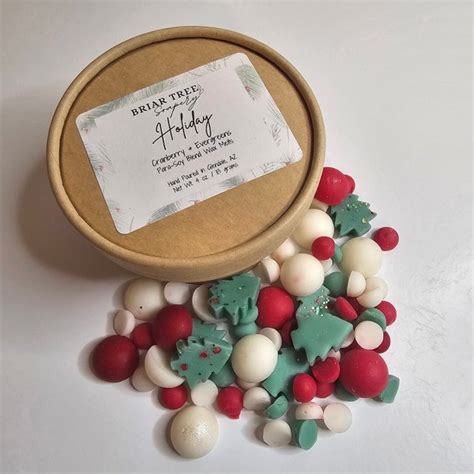 Holiday Wax Melt Scoopies Wax Melts Scoopies Christmas Tree Wax Melts Para Soy Blend Wax