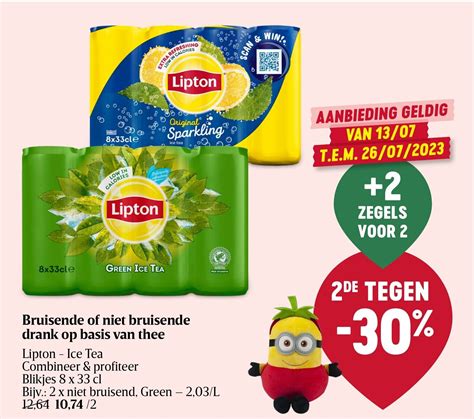 Bruisende Of Niet Bruisende Drank Op Basis Van Thee Lipton Ice Tea 8