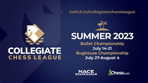 Collegiate Chess League Summer Season Bullet And Bughouse