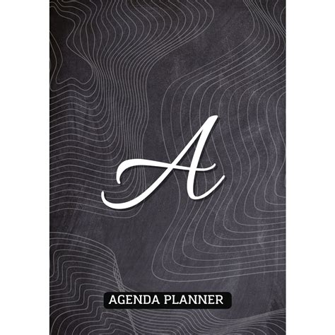 Agenda Planner Escolha A Sua Inicial De A A Z Shopee Brasil