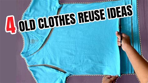 5 New Ideas With Old Clothes Best Ways To Recycle Old Clothes Old Clothes Reuse Ideas Youtube