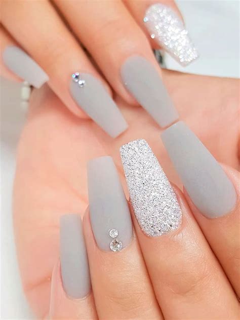 The Best Gray Nail Designs For Stylish Belles Stylish Nails