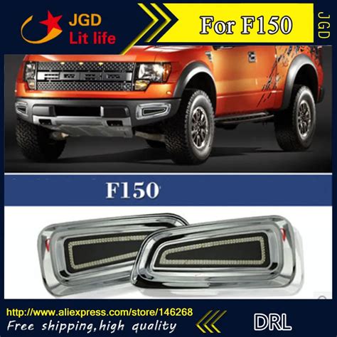 Free Shipping 12v 6000k Led Drl Daytime Running Light For Raptor F150 Fog Lamp Frame Fog Light