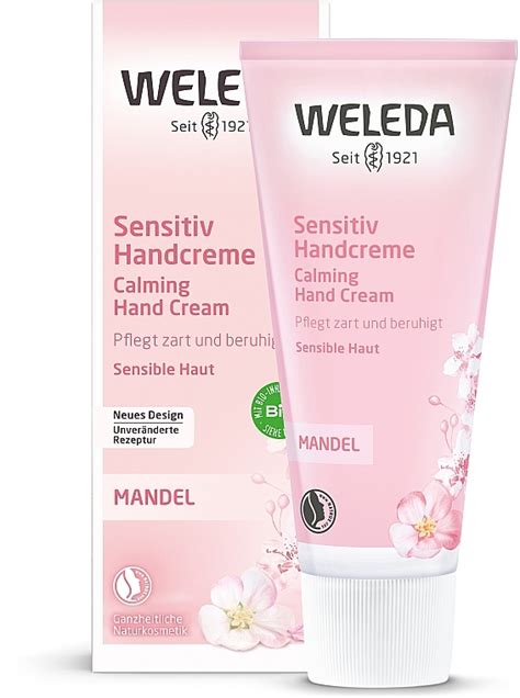 Weleda Mandel Sensitiv Handcreme Crema Mani Delicata Con Mandorle