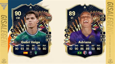 Fc Live Tots Adriana Sbc Guide Live Tots Gabri Veiga Objective