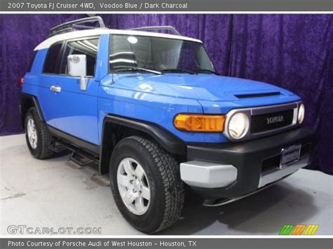 Voodoo Blue 2007 Toyota Fj Cruiser 4wd Dark Charcoal Interior Vehicle