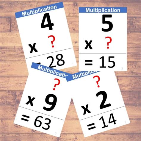 MULTIPLICATION (Problems) - Flashcards | Math | Learning | (40 Cards ...