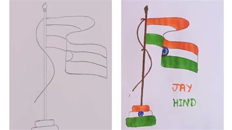 How To Draw Republic Day Drawing 🇮🇳🇮🇳 Drawing For Republic Day🇮🇳🇮🇳