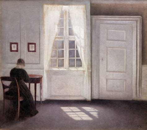 Vilhelm Hammershois Paintings At Scandinavia House The New York Times