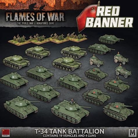 Flames Of War Soviet Starter T Tank Company Ww Battlefront