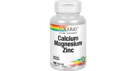 Solaray Calcium Magnesium Zinc 100 Pcs See Prices