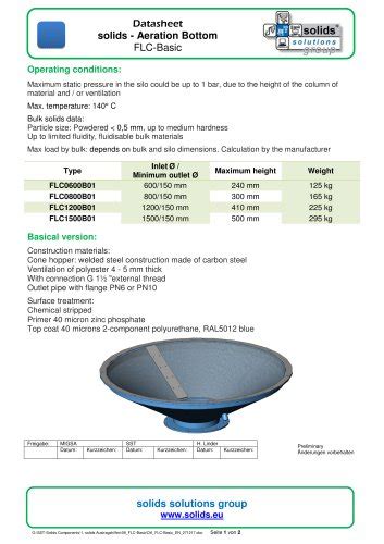 Tous Les Catalogues Et Fiches Techniques PDF HOSOKAWA SOLIDS S L