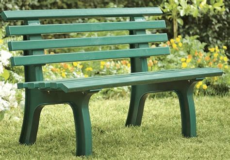 resin outdoor benches