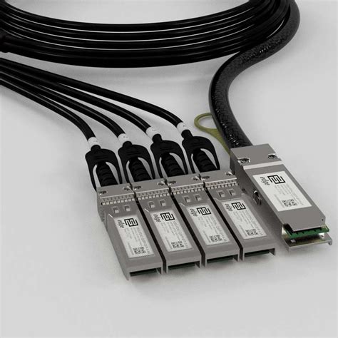 Dac Q28 4sfp28 25g 1m Dell Compatible 100g Breakout Cable