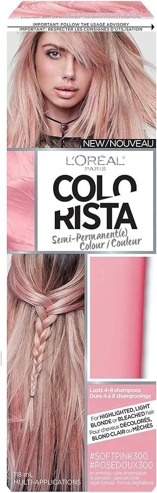 Details Loreal Pink Hair Dye Colorista Best Poppy