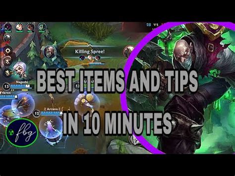 Top Lane Singed Season 10 Best Build Wild Rift YouTube