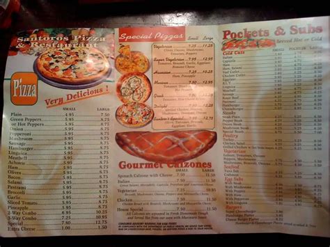 Santoro's Pizza Menu, Menu for Santoro's Pizza, Seekonk, Providence ...